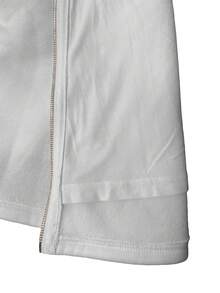 GlowEve 女式休闲纯色连帽连衣裙，秋季 - 白色 - 查看 3