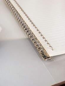 A5 B5 Notebook PP Cover Detachable Transparent Binder Refill Paper Loose Leaf Spiral Ring Planner For Office Work Supplies Journal Diary - Clear - View 8