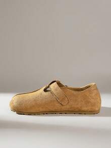 Solecia 女士休闲百搭通勤简约平底鞋 - 棕色 - 查看 3