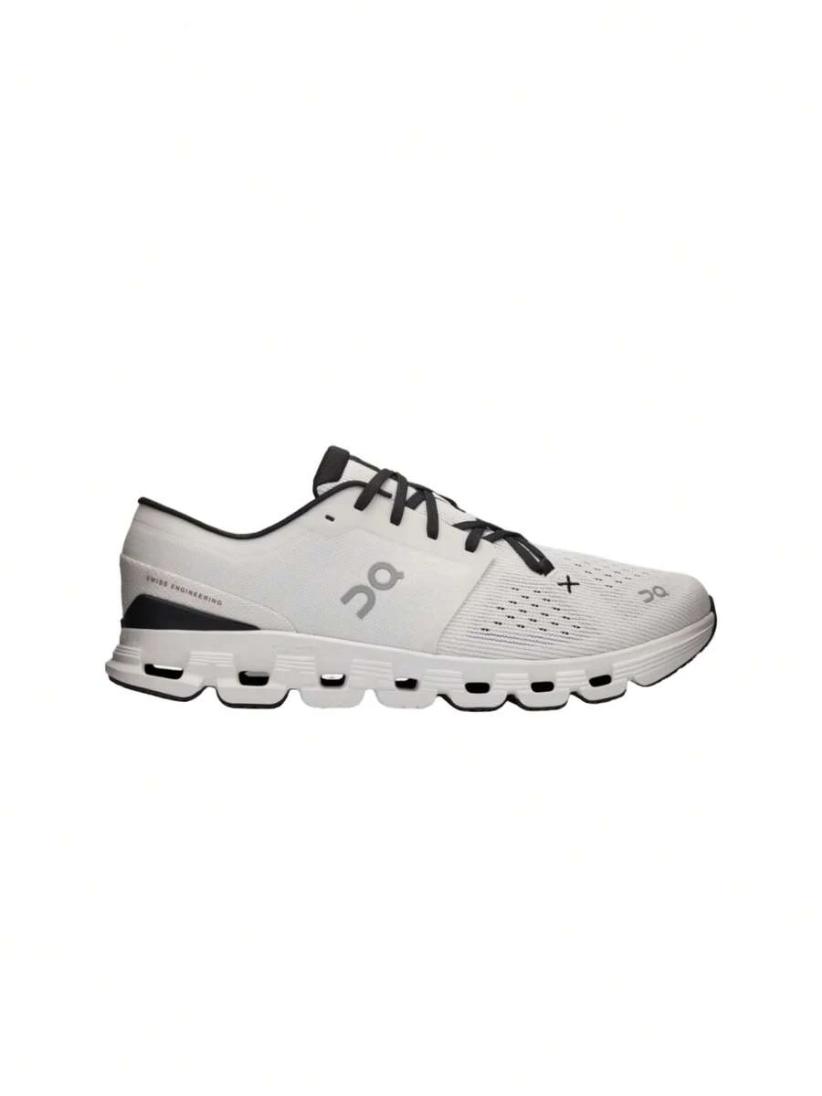 On Running Cloud X 4 Men's Running Sneakers Ivory / Black 3ME30040791 - Ivory   Black - 查看 1