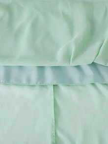 女士优雅花卉装饰无袖连衣裙，薄荷绿，适合晚宴、派对、婚礼、节日、圣诞节、新年等场合 - 綠色 - 查看 6