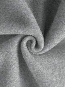 Glimmora 男女通用宽松直筒裤 - 弹性抽绳腰带，四季皆宜的街头休闲裤，适合日常和正式场合穿着，可机洗，百搭耐穿，经久耐用的刺绣设计，都市风格 - 灰色 - 查看 5