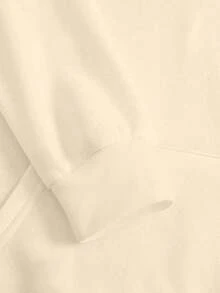 Sudadera con capucha (nueva versión de otoño/invierno), abrigo holgado y versátil con diseño de letras divertidas, ideal para vacaciones y viajes - Albaricoque 2 - Ver 3
