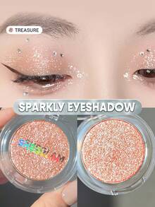 SHEGLAM Enigma Sparkly Eyeshadow-Treasure Shiny Eyeshadow Powder Gradient Multi-Tone High Shine Finish Non-Greasy Non-Fading Glitter Shimmer Eyeshadow Brand Beauty Makeup Face Paint Cosmetic For Women Girls Perfect For Winter Ideal For Y2K Fancy Fashion Suitable For Birthday Christmas Gift Party Ready Best Color - Multicolor - View 1