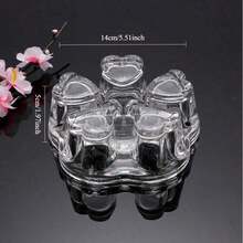 1pc 14cm Diameter Crystal Glass Tea Warmer Base Back To School
