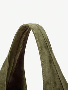 MUSERA 仿麂皮斜挎包，最新款时尚女士麂皮包，完美搭配秋季女装