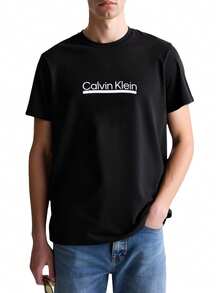 Calvin Klein Men's T-Shirt Black - Black - View 1