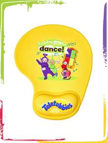 Teletubbies X ROMWE Cartoon Pattern Anti-Slip, Waterproof, Durable, Thick Wrist Rest Mouse Pad - Multicolor - View 2