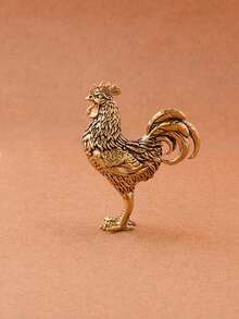 Bộ 1 tượng gà trống và gà mái bằng đồng thau, đồ trang trí sưu tầm cho Lễ Tạ ơn, đồ trang trí hình gà 12 con giáp, đồ trang trí thú cưng để bàn cho phòng khách, nghệ thuật kim loại thủ công, phù hợp cho trẻ từ 14 tuổi trở lên, không cần điện, quà tặng tốt nhất cho sinh nhật và tốt nghiệp - Nhiều màu - Xem 10