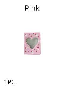 1本超可爱迷你爱心相册，36页单框收纳相册。硬壳材质能更好地保护照片。可用于存放旅行照片、婚礼照片，以及记录宝宝的成长历程。纪念相册是节日生日礼物，创意十足，个性化设计，小巧便捷。也适合作为返校礼物、学习用品或情人节礼物。 - 彩色 - 查看 14