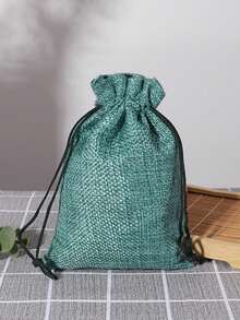 20个装，2种小尺寸，20种颜色，黄麻礼品袋，可重复使用收纳袋，珠宝袋，化妆袋，带抽绳，适用于珠宝、化妆品、工艺品、派对、婚礼、圣诞节等场合，亚麻包装袋，圣诞节 - 彩色 - 查看 30