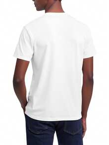 Calvin Klein Micro Men's T-Shirts White - White - View 2