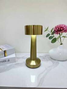 1PC Rechargeable Crystal Desk Lamp, LED Vintage Table Lamp, Wireless LED Lamp For Outdoor Camping Atmosphere Night Light, Desk Lamp, Reading Light, Stall, Bar Decor, Bedside Lamp, USB Charging, 3-Color Dimming Touch, Suitable For Indoor And Outdoor - Multicolor - View 8