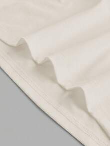 Manfinity Joysei 男士棕色袖口拼接汽车标语印花T恤