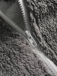 PAVTROS 男士休闲撞色拼接连帽衫，秋冬款，街头风，宽松版型，男款，情侣款，印花款，我爱我的男朋友，朋友款，情侣装，男朋友款 - 彩色 - 查看 3