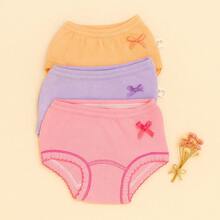 Set 3 calzoncitos para niña 🎀 algodón suave en colores pastel de calidad premium talla 2 con colores aleatorios de envió 
Braguitas infantiles de algodón premium talla 2 | moñito decorativo y tonos al azar 
Conjunto de panties para niña 👧 suaves, elásticas y hipoalergénicas talla 2 con colores al azar 
Ropa interior para niña | diseño adorable con moñito y costuras delicadas 
Juego 3 calzoncitos de colores | comodidad, suavidad y estilo - Multicolor - Ver 5