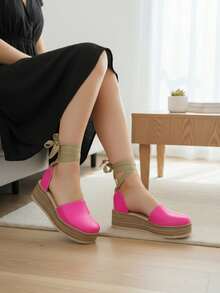 Women Platforms & Wedge Sandals - Pink - View 4