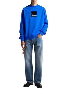 Karl Lagerfeld Men's Sweatshirt Blue - Klj Blue - View 3