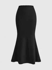 ROMWE Kawaii 女士夏季套装，2件套，V领蝴蝶结装饰撞色波点蕾丝拼接修身衬衫和裙子 - 黑色 - 查看 5