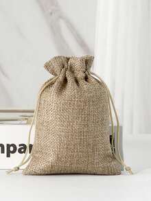 20个装，2种小尺寸，20种颜色，黄麻礼品袋，可重复使用收纳袋，珠宝袋，化妆袋，带抽绳，适用于珠宝、化妆品、工艺品、派对、婚礼、圣诞节等场合，亚麻包装袋，圣诞节 - 彩色 - 查看 50