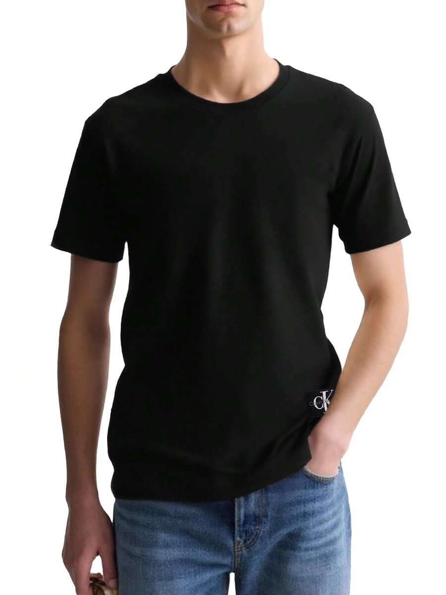 Calvin Klein Men's T-Shirts Black - Black - View 1