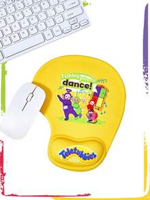 Teletubbies X ROMWE Cartoon Pattern Anti-Slip, Waterproof, Durable, Thick Wrist Rest Mouse Pad - Multicolor - View 1
