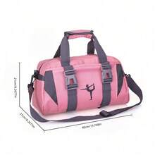 1件装男女通用旅行包、健身包、手提轻便行李包、瑜伽包、大容量户外商务旅行收纳行李包、单肩包 - 彩色 - 查看 9
