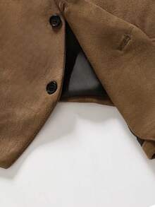 Manfinity Nomadique Men's Coffee Brown Casual Vest, Made Of Solid-Colored Suede Fabric, Suitable For Daily Commute And Activities, Also An Ideal Gift For Friends, Boyfriends, And Husbands. Mens Cowboy Outfits Mens Western Wear Rodeo Outfits For Men Western Vest Western Vest For Men Christmas Outfits Mens Vest For Men