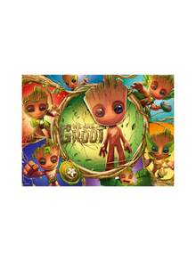 Ravensburger Marvel Groot 100 Piece Jigsaw Puzzle Age 6 Years+ 12004128 - Multicolor - View 2