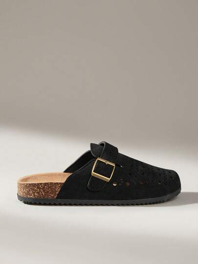 Solecia 女士休闲套脚乐福鞋，带搭扣设计