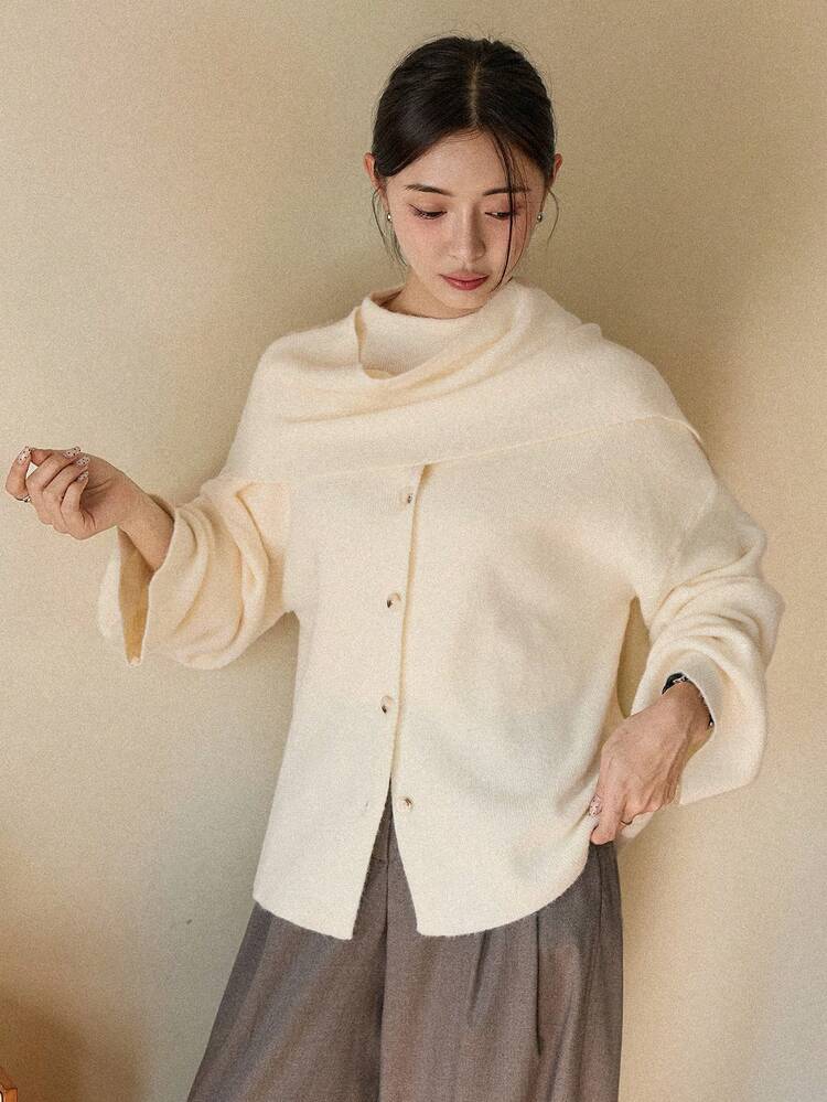 Women's Solid Color Minimalist Casual Long Sleeve Regular Jacket Women Coats