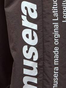 MUSERA 印花宽松工装裤，束腰设计，适合冬季、夏季穿着，既舒适又可爱，适合户外探险，展现Y2K风格。 - 深灰色 - 查看 6