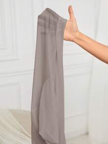 女士舒适吊带睡裙睡袍套装 - 棕色 - 查看 8