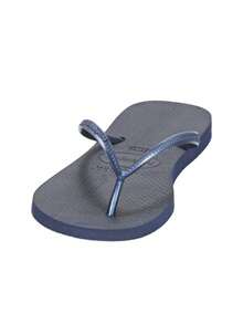 Havaianas Dép xỏ ngón nữ mỏng màu xanh navy 4000030-0555 - Màu xanh lam - Xem 3