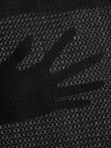 EMERY ROSE 時尚空心編織花朵V領女式毛衣連衣裙