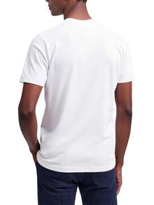 Calvin Klein Core Monologo Men's T-Shirts White - White - View 2