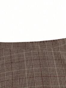 Rometta 大码休闲格子裙，秋冬季百搭单品