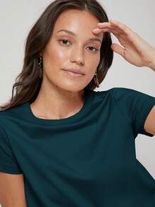 MOTF PREMIUM REGULAR FIT T-SHIRT - Teal Blue - View 3