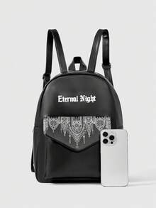 ROMWE Goth Women Fashion Backpacks