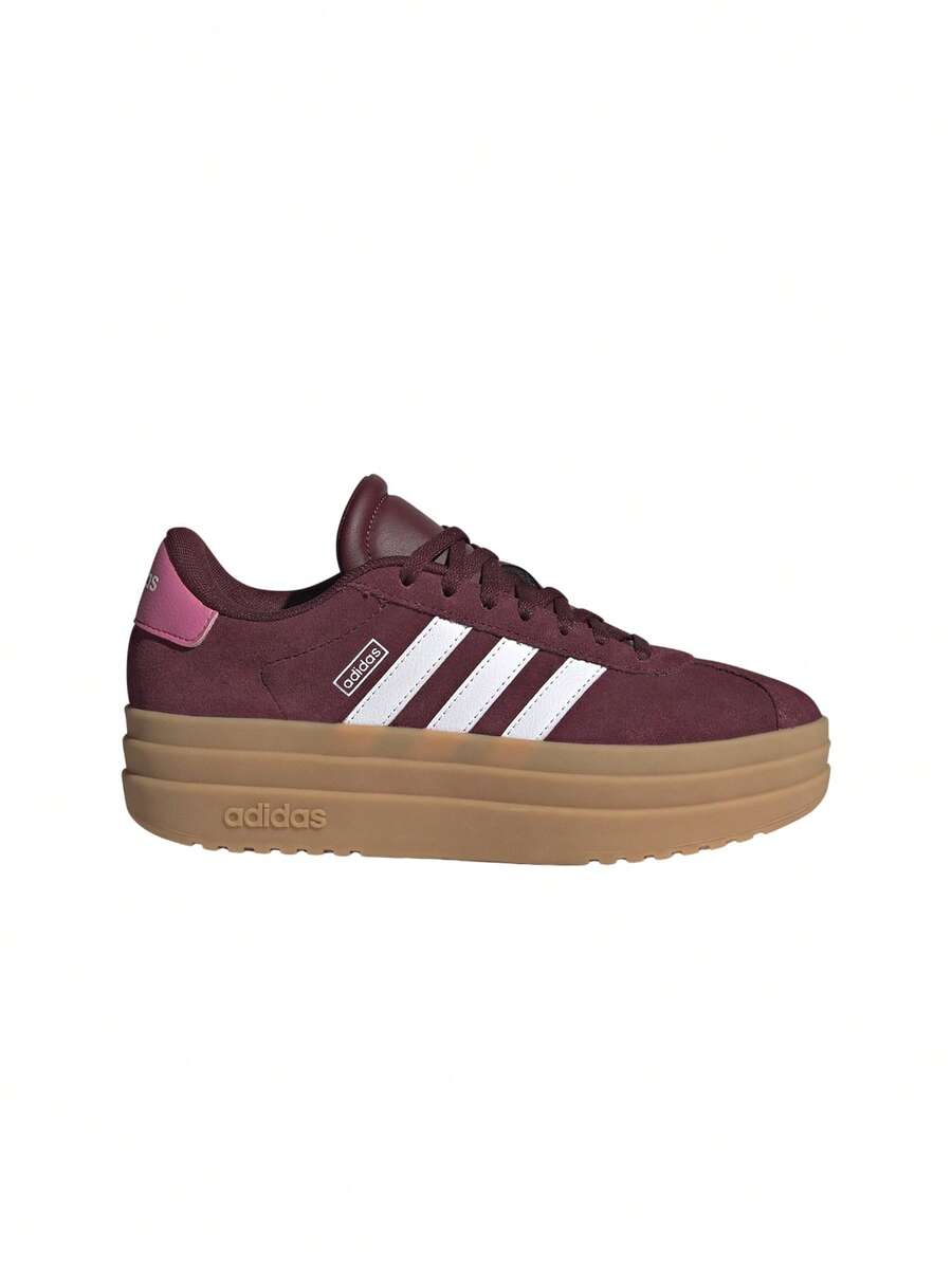 Adidas VL Court Bold Shoes Shadow Red / Cloud White / Pink Fusion IH4780 - Shadow Red / Cloud White / Pink Fusion - View 1