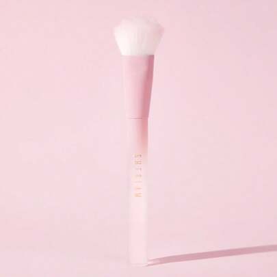 SHEGLAM Color Bloom Liquid Blush Brush Synthetic Kitty Paw Deaign Blush Brush Professional Soft Makeup Brush Liquid Blending Makeup Tool Brand Beauty Makeup Face Paint Cosmetic For Women Girls Perfect For Spring Summer Ideal For Y2K Fancy Fashion Suitable For Birthday Mother'S Day Gift Rave Party Ready Best Color