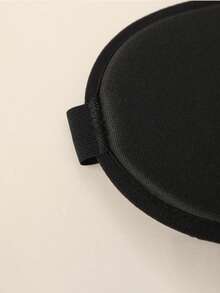 New 3D Contoured Eye Mask With Memory Foam For Total Blackout - Perfect For Travel & Naps - Black - View 6