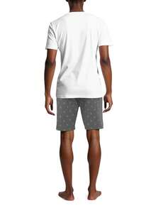 Calvin Klein Men's Pyjama Set White Grey - White - View 2