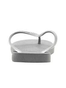 Havaianas Dép xỏ ngón nữ Tiras màu xám thép 4137428-5178 - Bạc - Xem 4