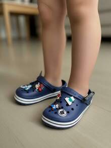 Kids Flat Sandals - 藏蓝色 - 查看 3