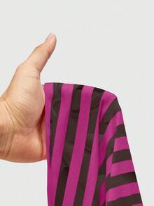 ROMWE Goth Spring/Summer Casual Baech Y2K Style Striped Cropped Camisole Top - Multicolor - View 5