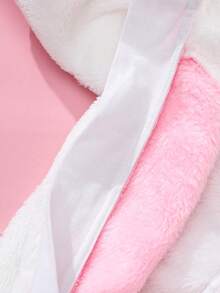 Newborn Cute Cat Embroidery 3D Plush Long Sleeve Jumpsuit Outfit