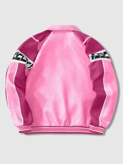 Prep Veste zippée à manches longues avec motif graffiti bicolore pour hommes