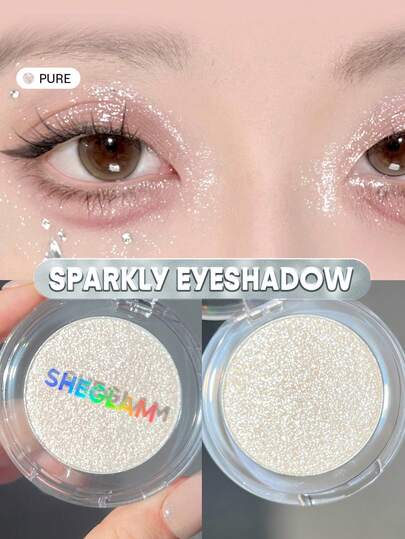 SHEGLAM Enigma Sparkly Eyeshadow-Pure Shiny Eyeshadow Powder Gradient Multi-Tone High Shine Finish Non-Greasy Non-Fading Glitter Shimmer Eyeshadow Brand Beauty Makeup Face Paint Cosmetic For Women Girls Perfect For Fall Winter Ideal For Y2K Fancy Fashion Suitable For Birthday Christmas Present Party Ready Best Color