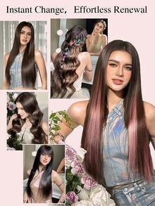 Tóc giả không keo Wear And Go cắt sẵn từ tóc thật 24in màu nâu sô cô la sóng sâu 5x6 đóng bằng ren Tóc giả từ tóc thật đã nhổ sẵn mật độ 180 với tóc con - S4 - Xem 15